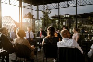 Avondfeest bruiloft veranda Welgelegen Groenlo